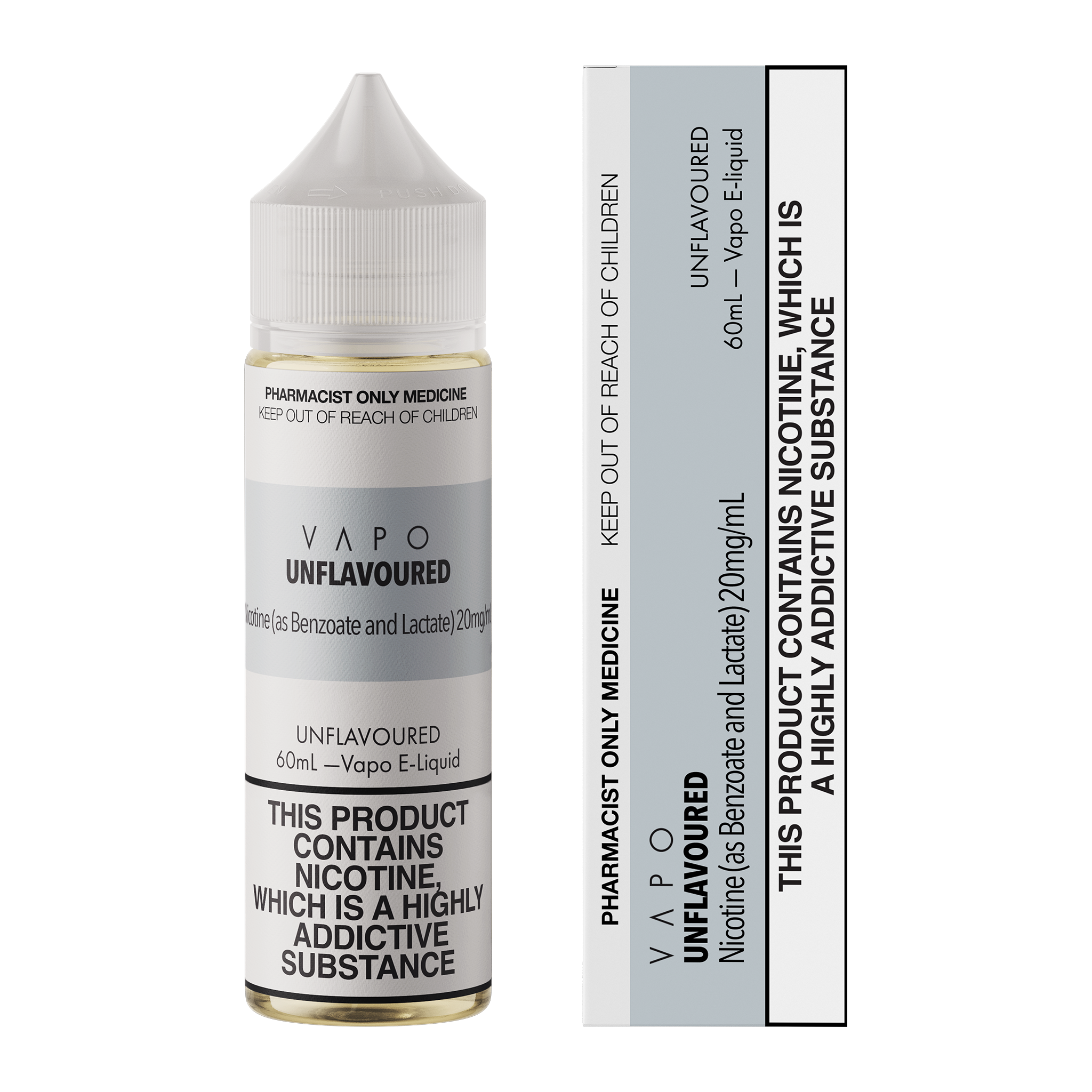 VAPO 20mg/mL Unflavoured Salts – Quit Chemist